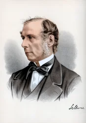 Roundell Palmer, 1. Earl of Selborne, britischer Anwalt und liberaler Politiker, ca. 1890