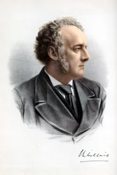 Sir John Everett Millais, 1. Baronet, britischer Maler und Illustrator, um 1890