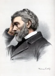 Thomas Carlyle, schottischer Essayist, Satiriker und Historiker, ca. 1890