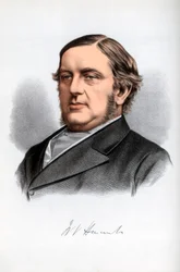 William Vernon Harcourt, britischer liberaler Staatsmann, um 1890