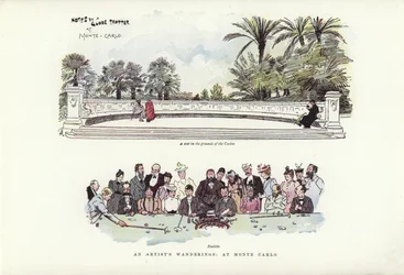 Die Wanderungen eines Künstlers, in Monte Carlo