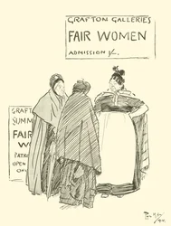 Karikatur aus den 1890er Jahren
