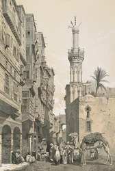 Eine Straße in der Stadt Rosetta