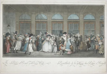 Der Spaziergang in der Galerie des Palais Royal