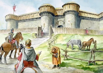 Helmsley Castle, 13. Jahrhundert, ca. 1990-2010