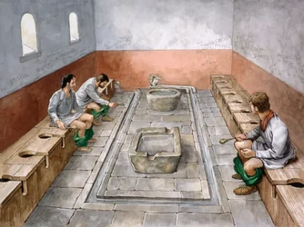 Römische Latrine, 2. Jahrhundert