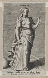 Mensura, aus Prosopographia, ca. 1585-1590