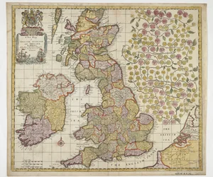 Eine neue Karte von England, Schottland und Irland