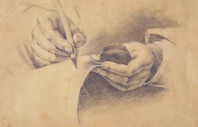 Zeichnende Hände, 1798