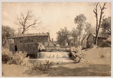 Mühle am Bach bei Schliersee