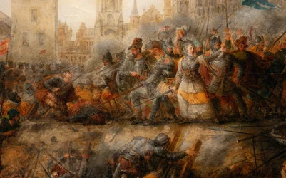 Verteidigung von Tournai durch die Prinzessin von Epinoy
