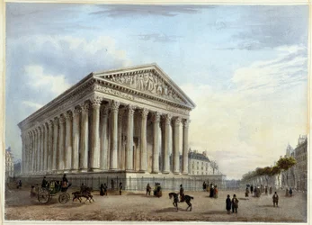 Eglise de la Madeleine - in "Promenade dans Paris et ses environs" von Jacottet et Benoist, Paris