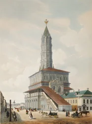 Der Sucharew-Turm in Moskau, 1846