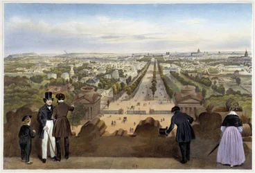 Ansicht von Paris vom Arc de l