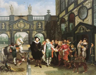 Der Abschied von Van Dyck, 1814