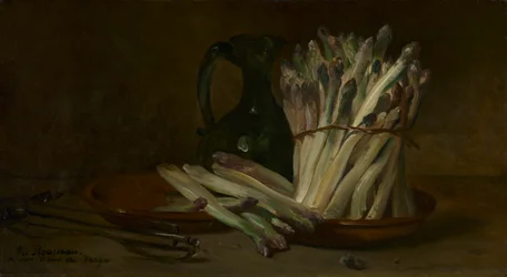 Stillleben mit Spargel