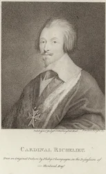 Porträt von Kardinal Richelieu