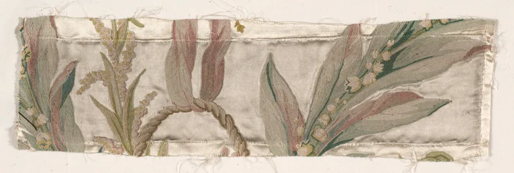Bettdeckenfragment, ca. 1760-1770