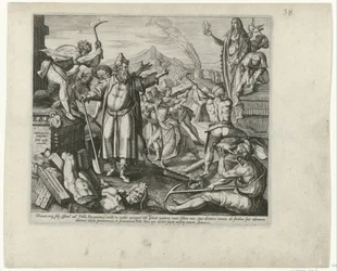 Zerstörung der Götzenbilder von Baal