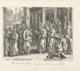 Paulus redet mit dem Zauberer Elymas