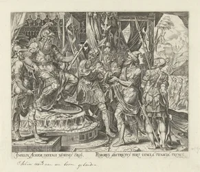 Achior vor Holofernes (Geschichte von Judit und Holofernes)
