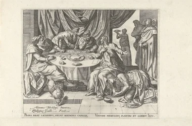 Christus gesalbt von Maria Magdalena