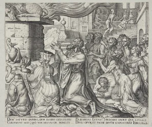 Hiob opfert für die Sünden seiner Kinder