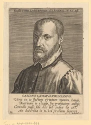 Porträt von Charles de Langhe