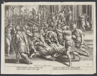 Der Hauptmann verhindert, dass die Juden Paulus töten