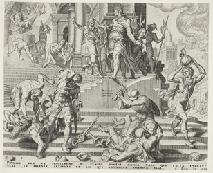 Die Zerstörung des Tempels von Baal und die Schlachtung seiner Priester