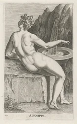 Wassernymphe Aganippe