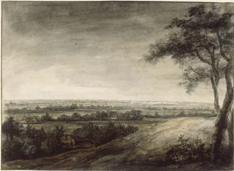 Blick in weite Landschaft