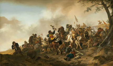 Schlachtenszene, ca. 1645-1646