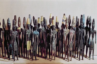 Opferstatuetten, aus dem Tempel der Obelisken, Byblos