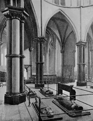 Innenraum der Temple Church, City of London, um 1905 1906