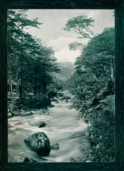 Fluss Lyn, Lynmouth, ca. 1908