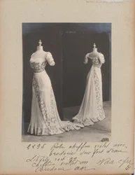 Albumseite: House of Worth, Abendkleid