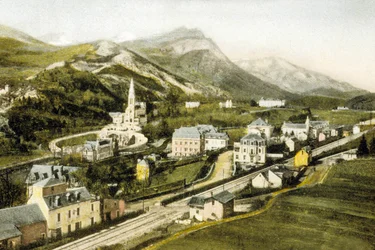 Lourdes, Frankreich, ca. 1905