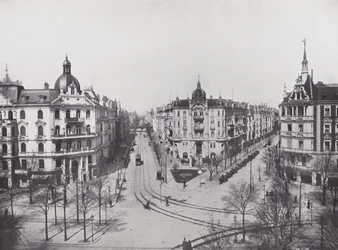 Charlottenburg, Kurfürstendamm, Ecke Uhland- und Grolmannstraße