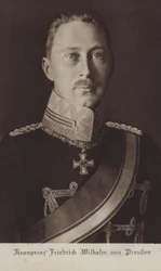 Kronprinz Wilhelm, ältester Sohn von Kaiser Wilhelm II. von Deutschland