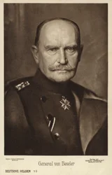 Hans Hartwig von Beseler, deutscher General (s/w Foto)