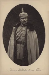 Kaiser Wilhelm II. von Deutschland in Militäruniform
