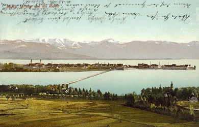 Lindau und die Alpen