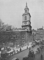 Kirche von St Botolph-without-Bishopsgate, City of London, um 1890 1911