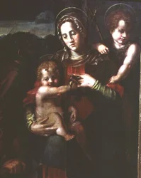 Madonna und Kind mit dem kleinen St. Johannes dem Täufer
