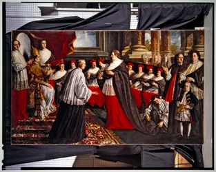 Krönung von Papst Clemens und Innozenz VIII. (Paar)