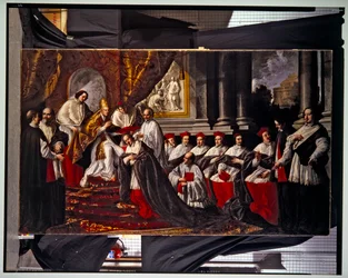 Krönung der Päpste Clemens und Innozenz VIII. (Paar)