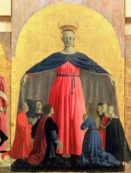 Die Madonna der Barmherzigkeit (Detail)