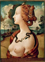 Porträt einer Frau, genannt Simonetta Vespucci
