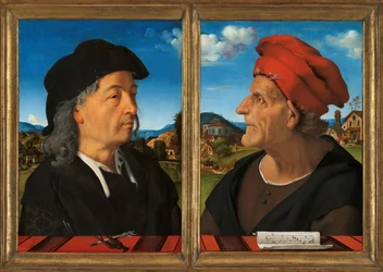 Porträts von Giuliano und Francesco Giamberti da Sangallo (Porträt von Giuliano da Sangallo (ca. 1445-1516), Architekt)